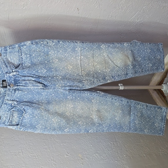 Simple Society Jeans Paisley super straight high rise - Picture 1 of 9